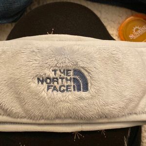 Grey Fleece North Face Headband